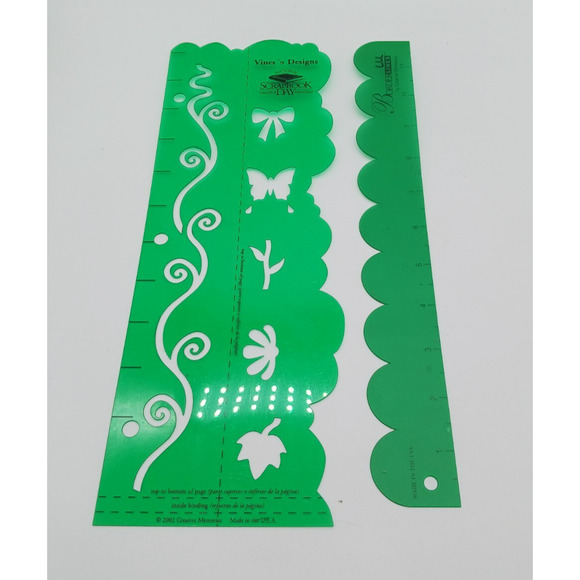 Lot of Scrapbooking Paper Crafting Plastic Stencils Shapes Letters Baby - Picture 2 of 16